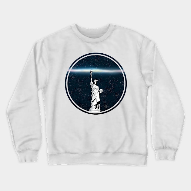 Statue of Liberty Crewneck Sweatshirt by mailboxdisco